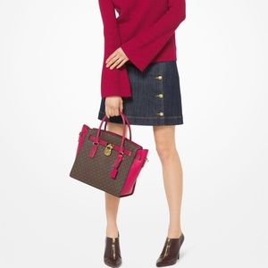 Michael Kors Button Front Denim Mini Skirt Size 0